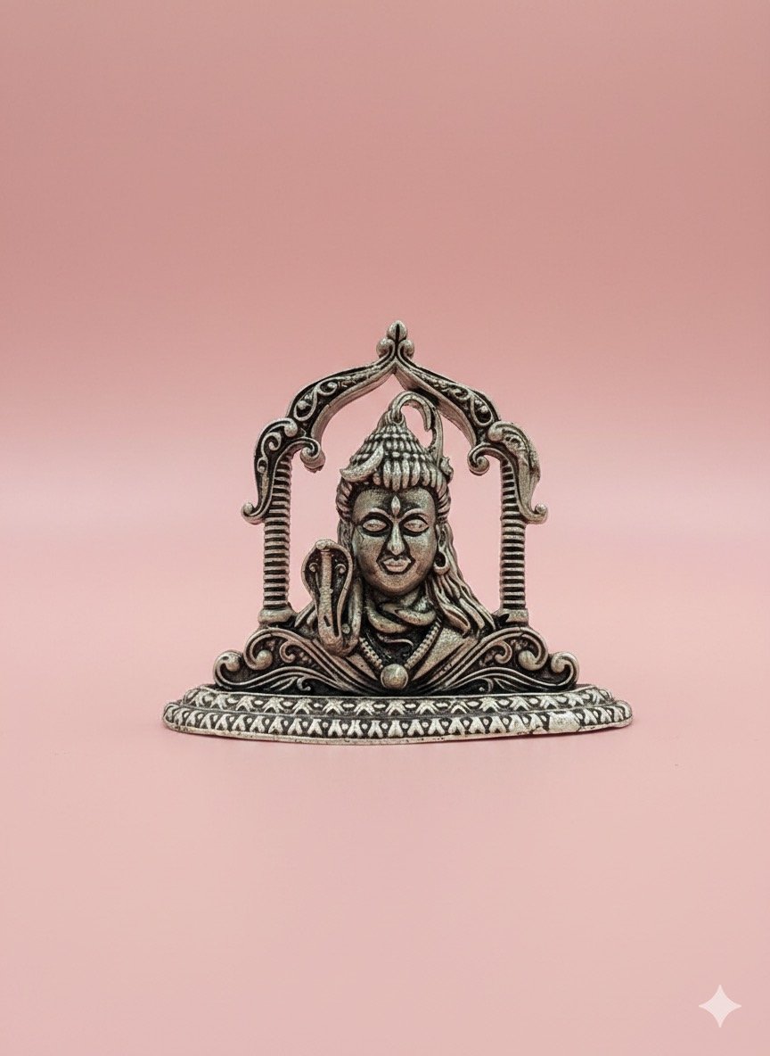 Antique Silver Lord Sivan Idol